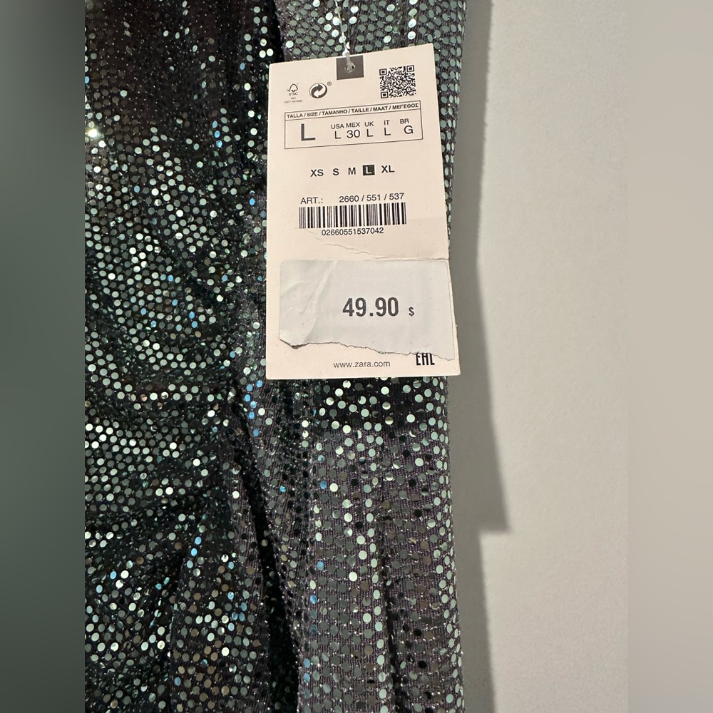 NWT Zara sequin dress - Picture 3 of 3
